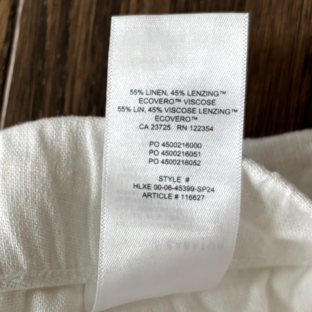 Aritzia Sontag Linen Cropped Pant Babaton The Group Pants XL NEW NWT - Picture 6 of 13